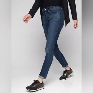 ATHLETA WOMEN'S 128993 DARK WASH SCULPTEK STRETCH SKINNY JEANS PANTS SIZE 6
